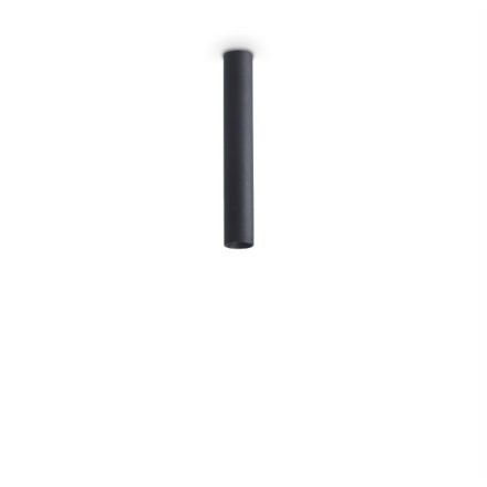 Ideal Lux Mennyezeti lámpa LOOK LED PL1 ROUND D30 H200 ON-OFF NERO 3000K  353319