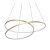 Ideal Lux Függeszték OZ SP D100 ON-OFF OTTONE 3000K 364926