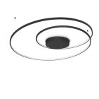 Ideal Lux Mennyezeti lámpa OZ PL D100 ON-OFF NERO 3000K 364995