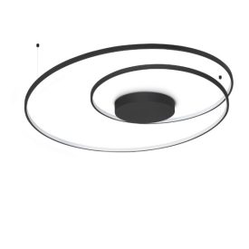   Ideal Lux Mennyezeti lámpa OZ PL D100 ON-OFF NERO 3000K 364995