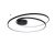 Ideal Lux Mennyezeti lámpa OZ PL D080 ON-OFF NERO 3000K 365053
