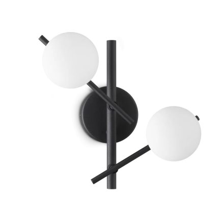 Ideal Lux Fali lámpa ATLAS AP2 NERO 365077