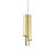 Ideal Lux Függeszték DORICA SP3 D90 OTTONE 366494