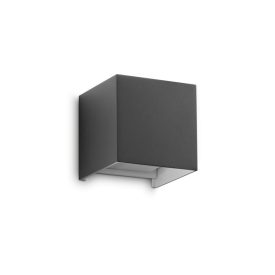   Ideal Lux Kültéri fali lámpa ATOM AP D10 ANTRACITE 4000K 366791