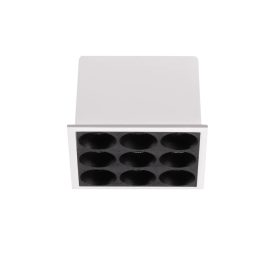   Ideal Lux Beépíthető spot lámpa LIKA FI SLIM SQUARE 10W 3000K BIANCO  367286