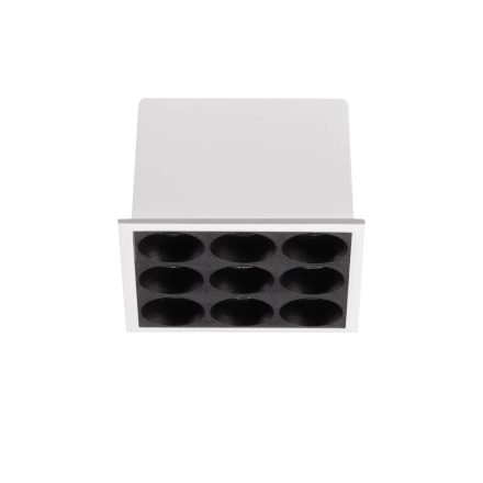 Ideal Lux Beépíthető spot lámpa LIKA FI SLIM SQUARE 10W 3000K BIANCO  367286