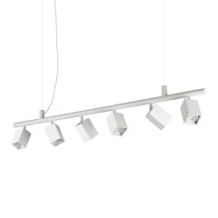 Ideal Lux Függeszték DYNAMITE SP6 SQUARE BIANCO 367460