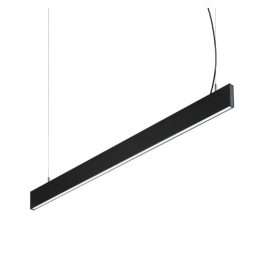   Ideal Lux Függeszték STEEL SP1 D20 MONO-EMISSION WIDE 3000K NERO 367590