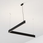Ideal Lux Függeszték STEEL SP2 D20 BI-EMISSION ACCENT 4000K NERO 368849