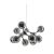 Ideal Lux Függeszték NODI SP9 CROMO 370002