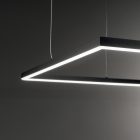 Ideal Lux Függeszték ORACLE SLIM SP D070 SQUARE 3000K ON-OFF OT 370484
