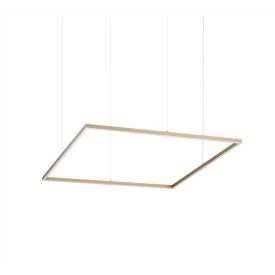   Ideal Lux Függeszték ORACLE SLIM SP D090 SQUARE 3000K ON-OFF OT 370538