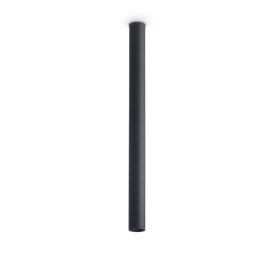   Ideal Lux Mennyezeti lámpa LOOK LED PL1 ROUND D30 H400 ON-OFF NERO 3000K  370897