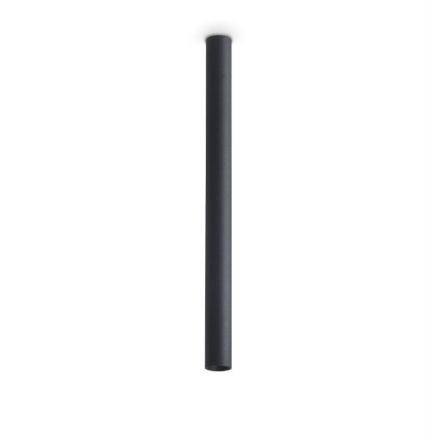 Ideal Lux Mennyezeti lámpa LOOK LED PL1 ROUND D30 H400 ON-OFF NERO 3000K  370897