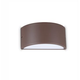 Ideal Lux Kültéri fali lámpa REX-2 AP1 COFFEE 370941