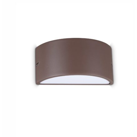 Ideal Lux Kültéri fali lámpa REX-2 AP1 COFFEE 370941