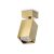 Ideal Lux Fali lámpa DYNAMITE AP1 SQUARE OTTONE 371214