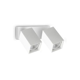 Ideal Lux Fali lámpa DYNAMITE AP2 SQUARE BIANCO 371221