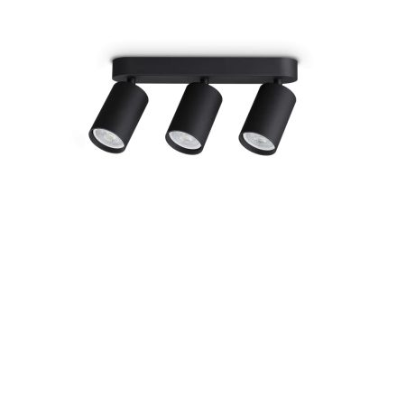 Ideal Lux Mennyezeti lámpa DYNAMITE PL3 LINEAR ROUND NERO 371252