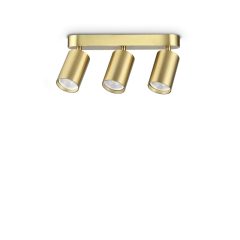   Ideal Lux Mennyezeti lámpa DYNAMITE PL3 LINEAR ROUND OTTONE 371269