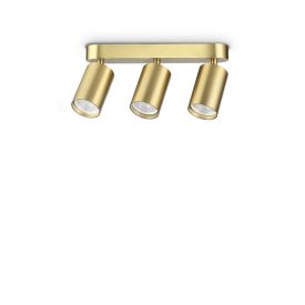   Ideal Lux Mennyezeti lámpa DYNAMITE PL3 LINEAR ROUND OTTONE 371269