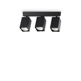   Ideal Lux Mennyezeti lámpa DYNAMITE PL3 LINEAR SQUARE NERO 371276