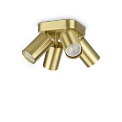 Ideal Lux Mennyezeti lámpa DYNAMITE PL4 ROUND OTTONE 371306