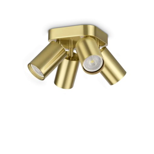 Ideal Lux Mennyezeti lámpa DYNAMITE PL4 ROUND OTTONE 371306