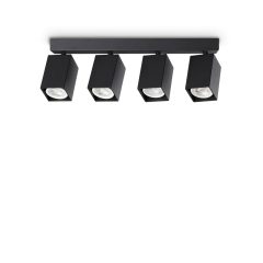   Ideal Lux Mennyezeti lámpa DYNAMITE PL4 LINEAR SQUARE NERO 371368