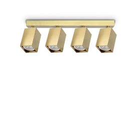  Ideal Lux Mennyezeti lámpa DYNAMITE PL4 LINEAR SQUARE OTTONE 371375
