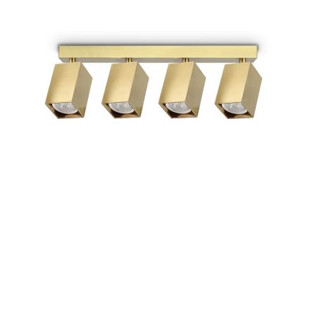 Ideal Lux Mennyezeti lámpa DYNAMITE PL4 LINEAR SQUARE OTTONE 371375