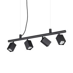 Ideal Lux Függeszték DYNAMITE SP4 SQUARE NERO 371382