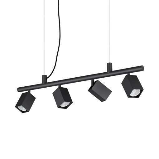 Ideal Lux Függeszték DYNAMITE SP4 SQUARE NERO 371382