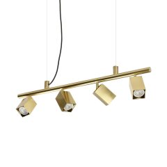 Ideal Lux Függeszték DYNAMITE SP4 SQUARE OTTONE 371399