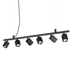 Ideal Lux Függeszték DYNAMITE SP6 SQUARE NERO 371412