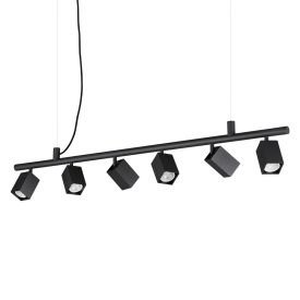 Ideal Lux Függeszték DYNAMITE SP6 SQUARE NERO 371412