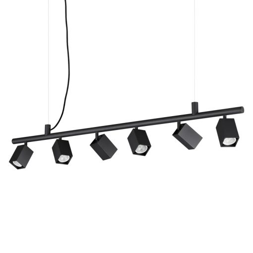 Ideal Lux Függeszték DYNAMITE SP6 SQUARE NERO 371412