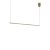 Ideal Lux Függeszték ESSENCE SP SQUARE OTTONE 3000K 371856
