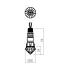 Redo SML Beépíthető spot lámpa 70302 CR31 LED 1X1W Cristal