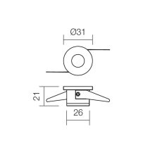 Redo SML Beépíthető spot lámpa 70320 MT117