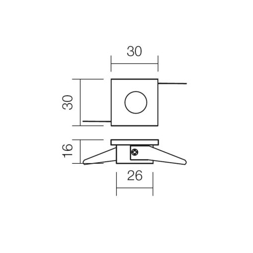 Redo SML Beépíthető spot lámpa 70322 MT118
