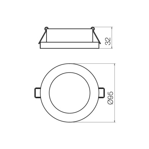Redo SML Beépíthető spot lámpa 70349 MT137 LED