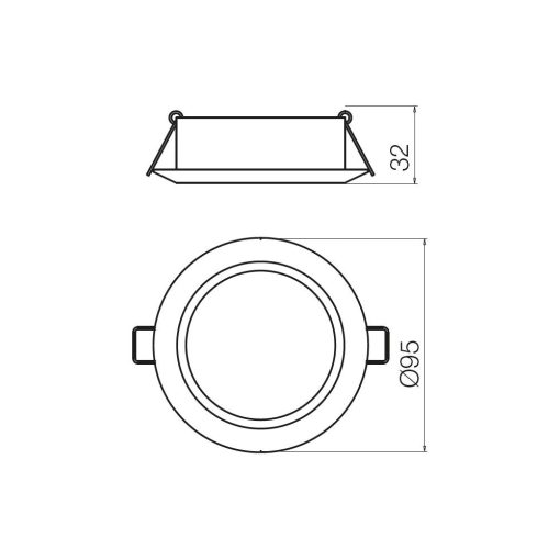 Redo SML Beépíthető spot lámpa 70352 MT138 LED