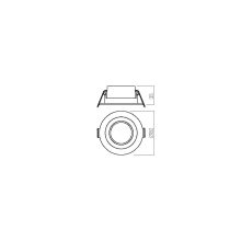 Redo Beépíthető spot lámpa 70401 