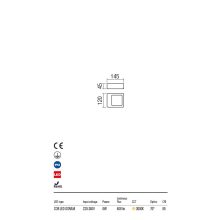 Redo OUT Kültéri fali lámpa 90012 Radeon