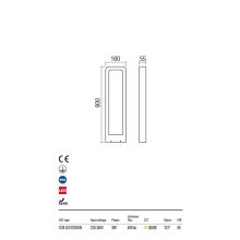 Redo OUT Kültéri álló lámpa 90013 Radeon
