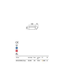 Redo OUT Kültéri fali lámpa 90017 Tokyo