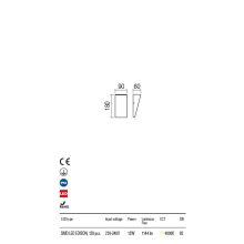 Redo OUT Kültéri fali lámpa 90022 Tokyo