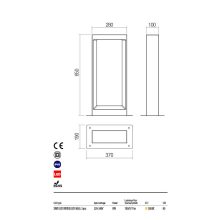 Redo Kültéri álló lámpa STARK 90037