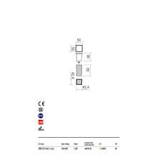 Redo Kültéri falba süllyesztett lámpa XPI 90041